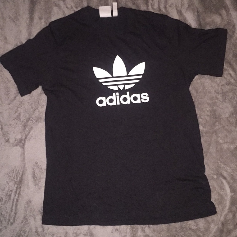 Black adidas shirt